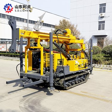 利亨集团 机械式顶驱钻机JDL-280 履带款水气两用钻机 450m绳索取芯