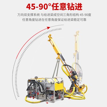 400型全液压600米地质勘探绳索取芯钻机履带探矿岩心设备