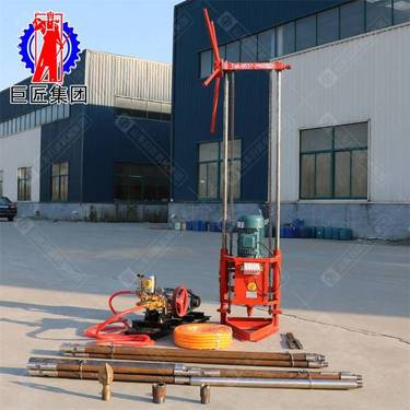 巨匠供应小型钻探机QZ-2A电动取芯设备20米地质勘探钻机