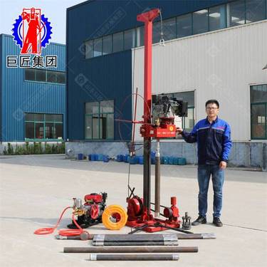 华夏巨匠QZ-3型卷扬机款勘探钻机 轻便地质工程钻机 50米岩层取芯设备