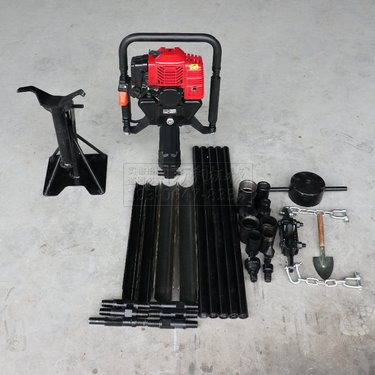 泥土层冲击式取土钻机QT-20手持式轻型取芯地质监测勘探背包钻机