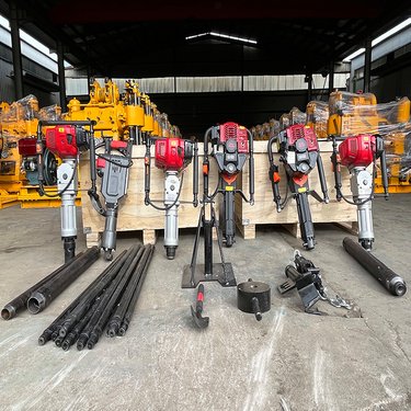 轻便冲击款土壤取样环评取土钻机 小型无扰动原状取芯15米钻探机