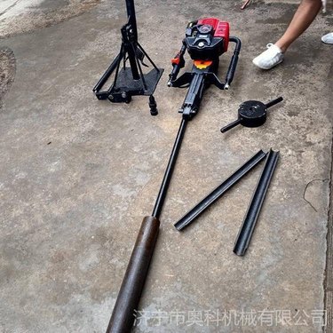 奥科手把式取土钻机 小型土壤取芯机 手持式10米地表土质取样钻机