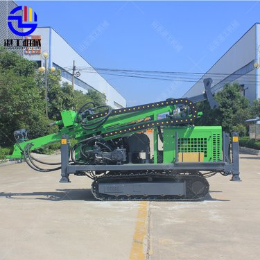地质取芯钻机 钢制履带岩心钻机 600型 动力头自动左侧移机提钻