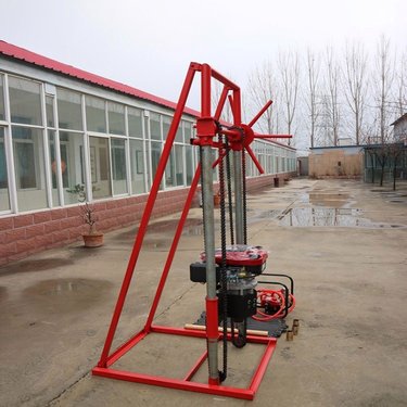 户外轻型支架式取芯钻机 户外勘探小型钻机 便携式支架取芯钻机