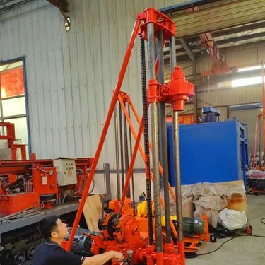 100顶驱钻机电动取芯钻机变速箱带动配卷扬机SPT