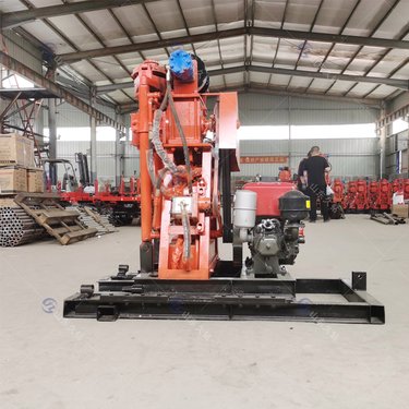 小型液压注浆孔钻孔机 岩石钻孔取芯机 70米轻便岩心钻机