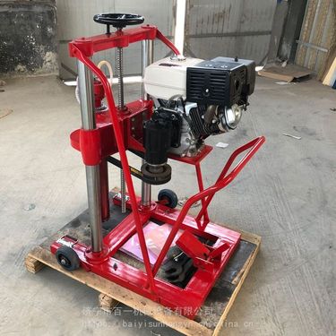 13马路混凝土取芯机 手推式多功能取样机 汽油水钻机