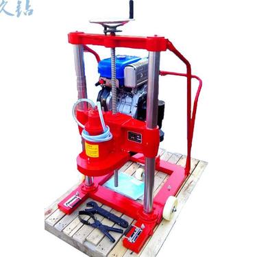 供应马路护栏桩钻孔机HZ-20混凝土取芯钻机 手推式路面取芯设备