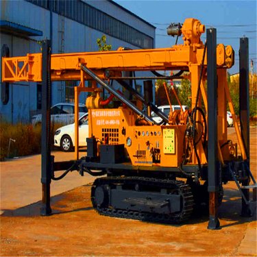 聚龙地质勘探取芯设备 JDL-350水气两用钻机 履带式机械顶驱打井机