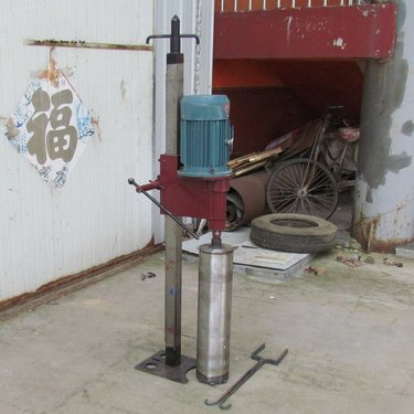 广西北海 混凝土取芯打孔机 眉山 无水封立式工程水钻机