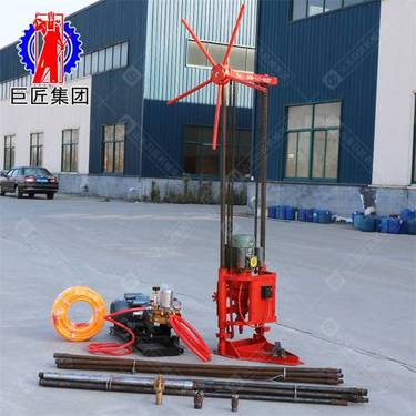 便携式岩心钻机 钻孔取芯机电动 20米地质勘探钻机