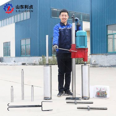 三相电立架式工程水磨钻机 5.5KW岩石取芯钻机 无污染钻孔设备