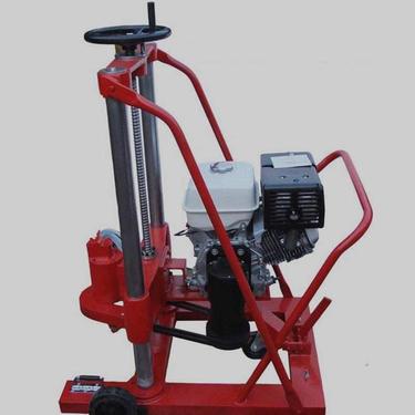 久钻水泥路面钻孔机 小型混凝土钻孔取芯机 护栏桩打孔钻机