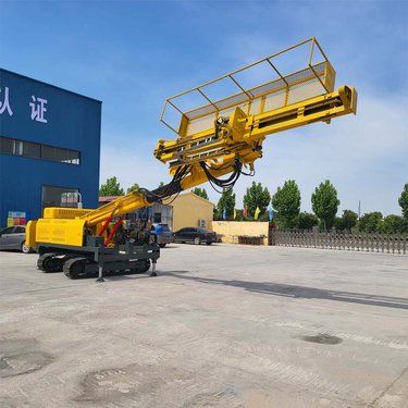 工程水平取芯钻机 博远 露天潜孔钻车 适用于电厂 万向角度调节