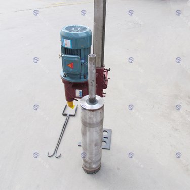 混凝土取芯机 立式 5.5kw工程用水磨钻机 桩用钻孔机