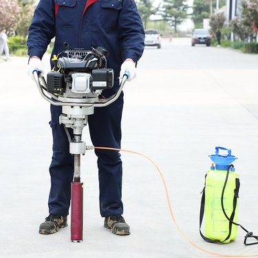 小型便捷式背包钻机立式地质勘探取芯 岩石取样机