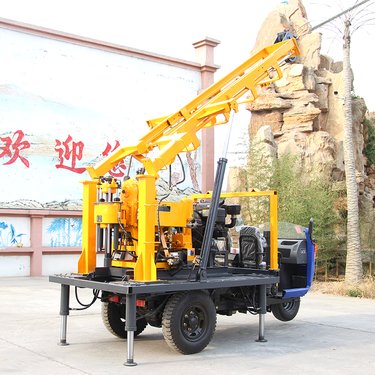 家用液压钻井设备 小型水井钻机 立轴式地质勘探取芯机