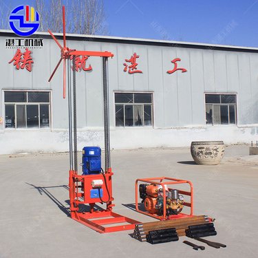 野外轻便取样钻机 浅孔地质取芯设备 可做标贯触探 厂家直发