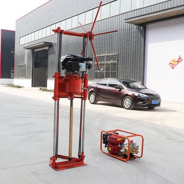 轻便取芯钻机勘探取样钻机小型野外勘探背包钻机全液压岩心钻机