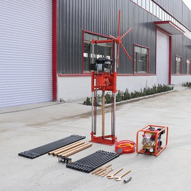 小型取芯勘测钻机地表岩土取样钻孔机厂家30米便携式背包勘探钻机