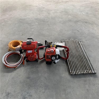 小型地质勘探取芯钻机20米土壤钻孔岩石采样机野外背包钻现货