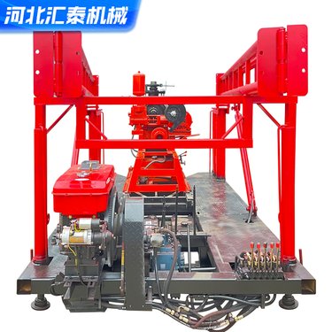 长探GY-150型带倒挡勘探取芯地质钻机 履带式家用液压钻井机