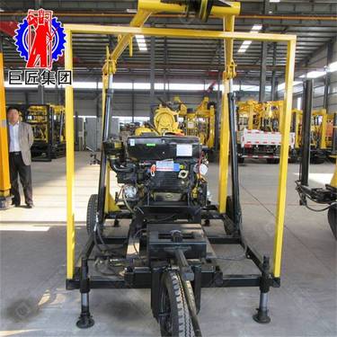 轮式款地质钻机 地质钻探机械100米岩石取芯