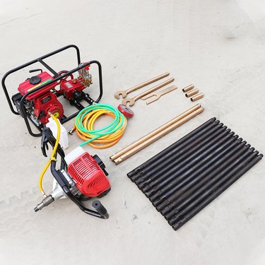 岳工便携式取样钻土机 轻便型单人背包钻机 地质勘探取芯钻探机