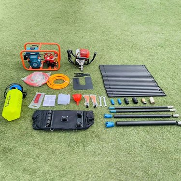 轻便型背包钻机上山勘探取芯打孔机回转式家用水打井机