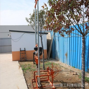 智创 zc-1 便携式柴油小型打井钻机 柴油动力轻便取芯取样钻机