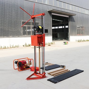 手持式背包钻机便携式取样钻机单人野外勘探取芯钻机小型背包钻机