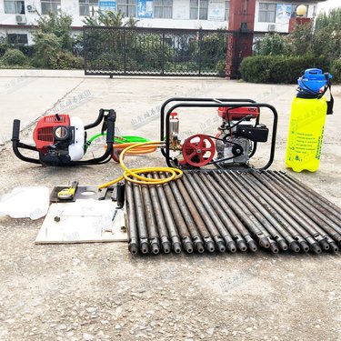 铁路隧道勘测取芯孔打孔钻机 钢筋混凝土层钻孔机 小型背包钻机