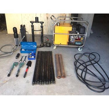 便携式液压取土机 勘探钻机 土壤取土机 履带式液压取芯钻机