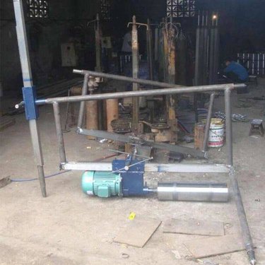 云南西双版纳 5.5kw水平款三相电工程水磨钻机 公路汽油钻孔取芯机 米泉