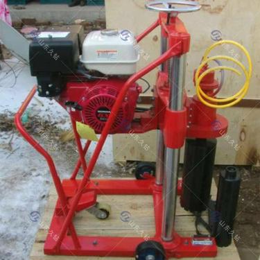 久钻内燃机动力钻机 路面取芯设备 小型马路混凝土钻孔机