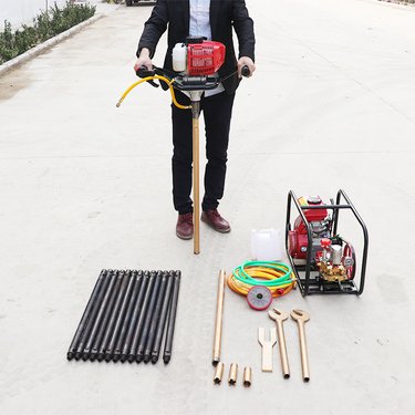 便携式30米取芯取土钻机复杂地形小型背包钻机勘探钻机取样钻机