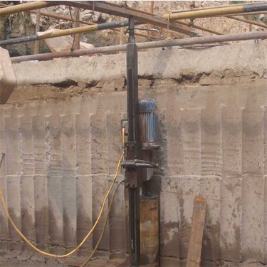 河南信阳 混凝土桩孔取芯机 金昌 水平混凝土大口径开孔钻机