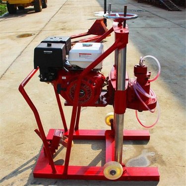 钻孔取芯机体积小 路面取样钻机 立式取芯机结构  佳硕