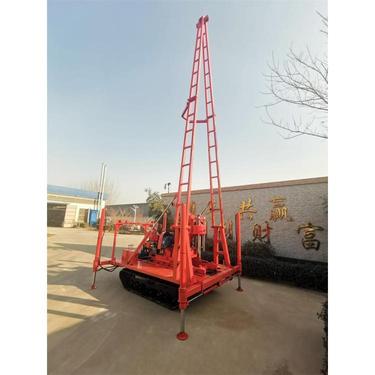 江勘XY-1A-4型高速百米履带水井钻机 液压取芯勘查钻探机