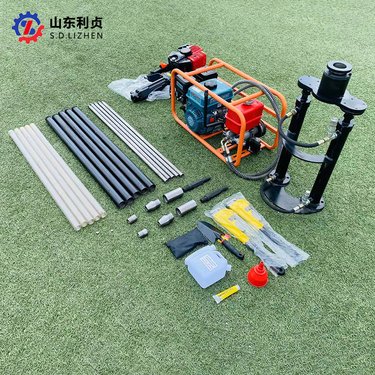 20米液压起拔器取土芯 利贞小型手持式地质勘探环境土壤取样钻机