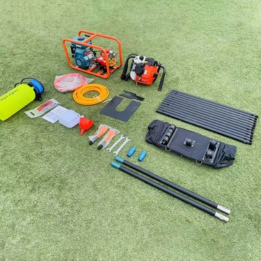 山地野外背包钻机可拆卸上山勘察轻便钻孔机30米岩石取芯钻机