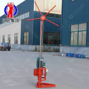 轻便岩心取样钻机山东巨匠可拆解式地质勘探设备 钻孔取芯