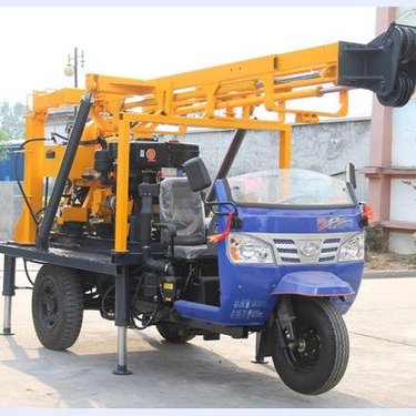 家用车载式水井钻机恒旺 地质勘探取芯钻机 柴油液压钻井机