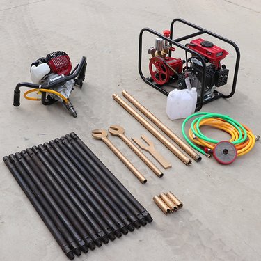 山地野外背包钻机可拆卸上山勘察轻便钻孔机30米岩石取芯钻机