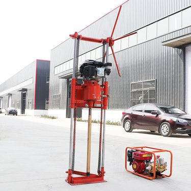 浅层取土取芯地质取土样冲击勘探小型手持便携汽油背包钻机