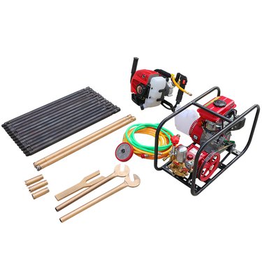 环境土壤小型背包钻机地表勘探取芯钻机20型便携式岩芯取样钻机