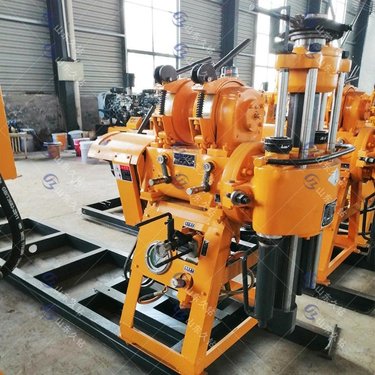 百米地质钻探机 HZ-130Y 小型混凝土桩钻孔取芯机 液压岩心钻机